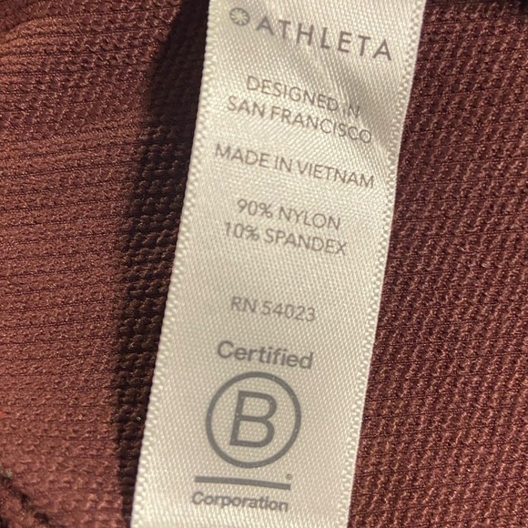 Athleta Burgundy Wander Slim Ankle Pant 6T - Picture 12 of 13